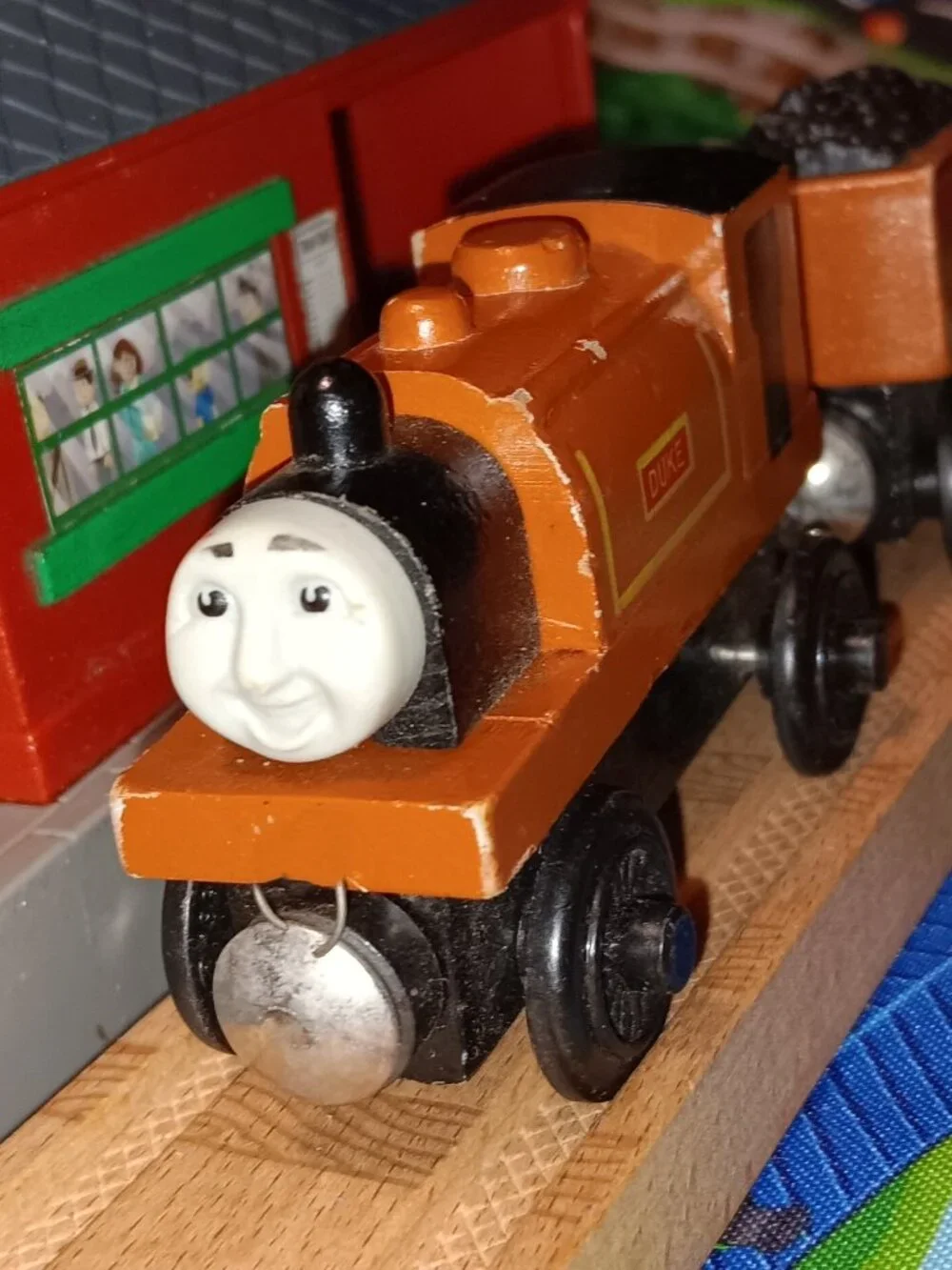 Thomas Wooden Railway Train Track Engine Duke Coal Tender